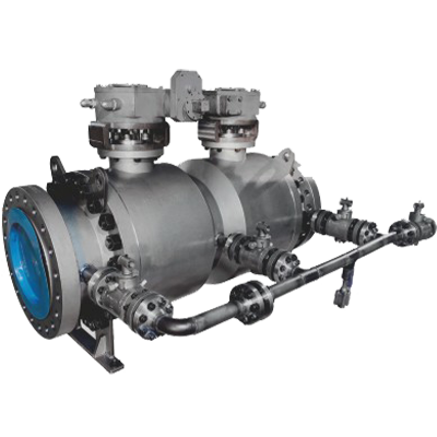 Цапфовый шаровой клапан