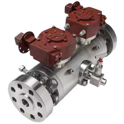 Двойной блокировочный и выпускной клапан