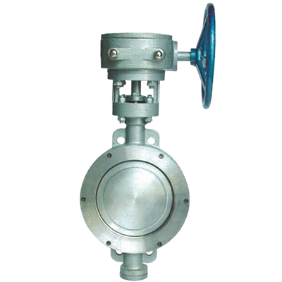 Дроссельный клапан с двойной эксцентриковой структурой